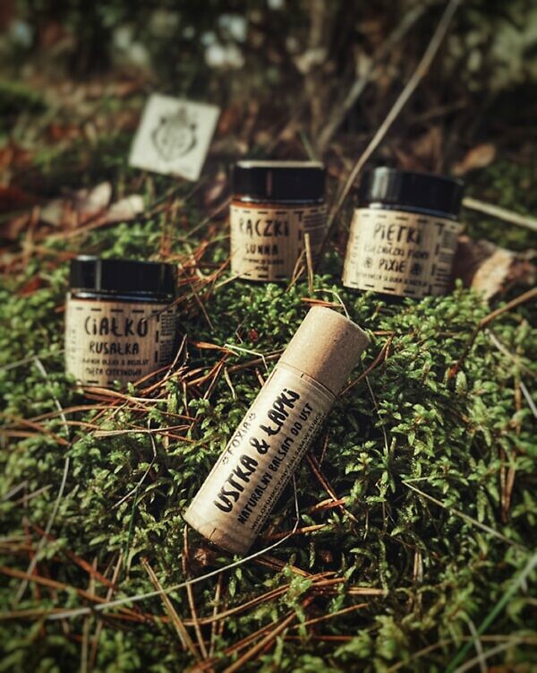 Ustka & łapki – naturalny, bezzapachowy balsam ochronny do ust - obrazek 2